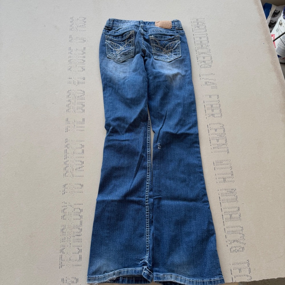 Y2K Amethyst Flare Low Rise Bootcut Jeans - Picture 2 of 5